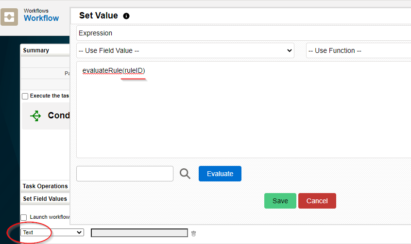 workflow configuration