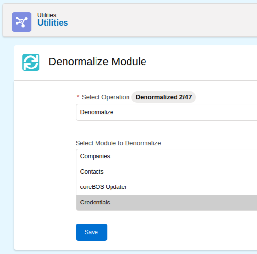 Apply Denormalization